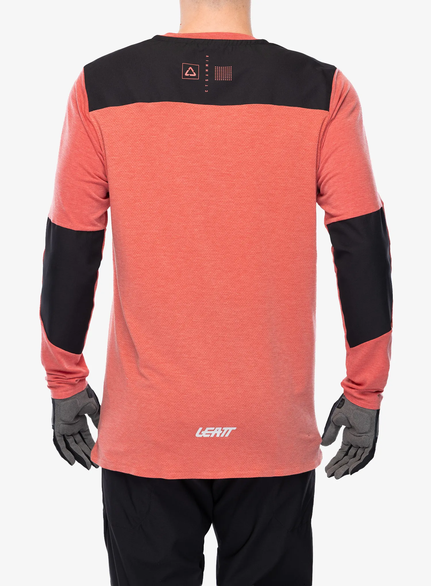 Leatt MTB Trail 4.0 Long Sleeve Kerékpáros felső - dusty red