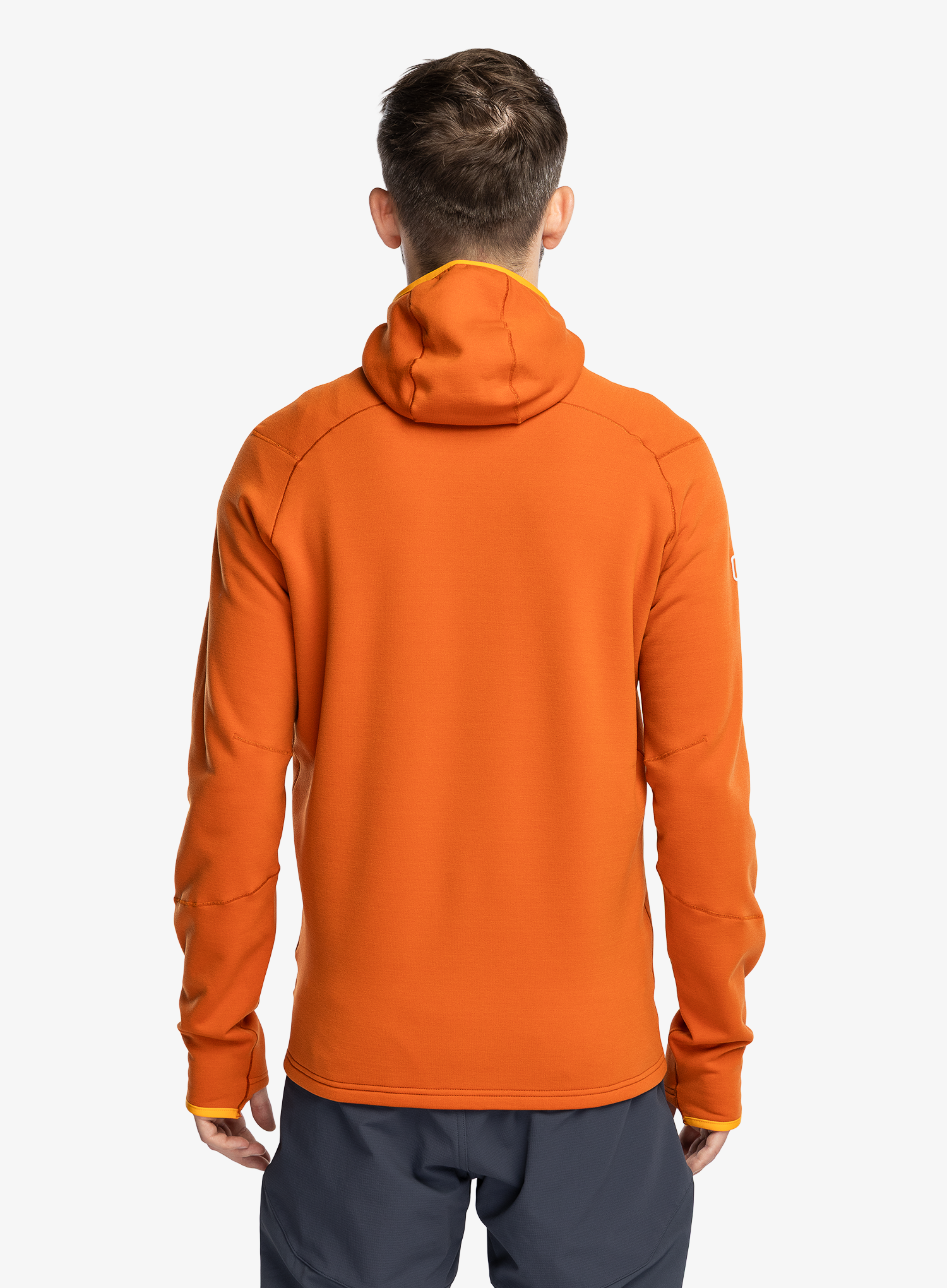 Berghaus Kinetic Powerstretch Hoody Am Cipzáras felső - blazing fire