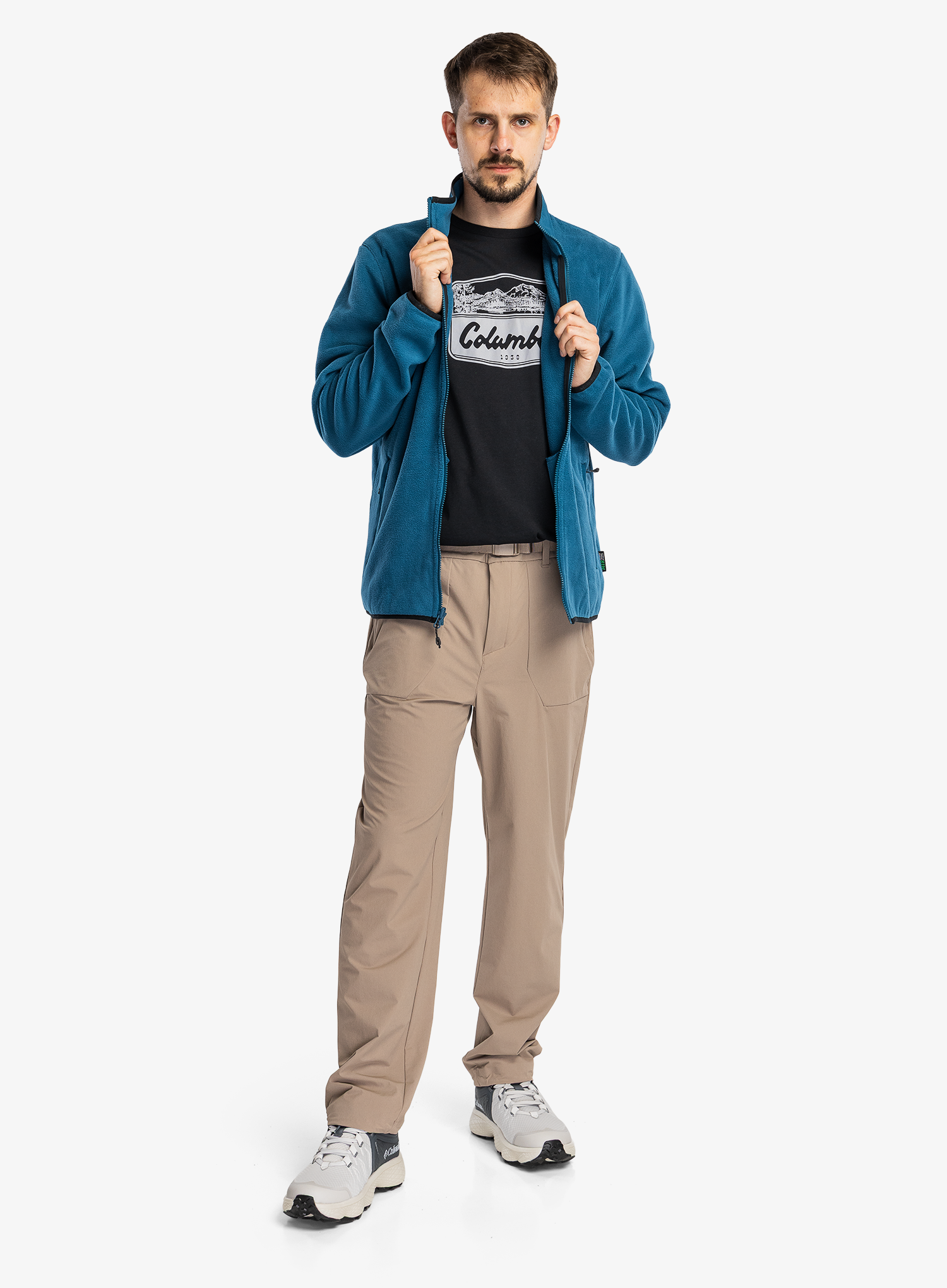 Columbia Pacific Arch 200 Full Zip Fleece Cipzáras felső - phoenix blue