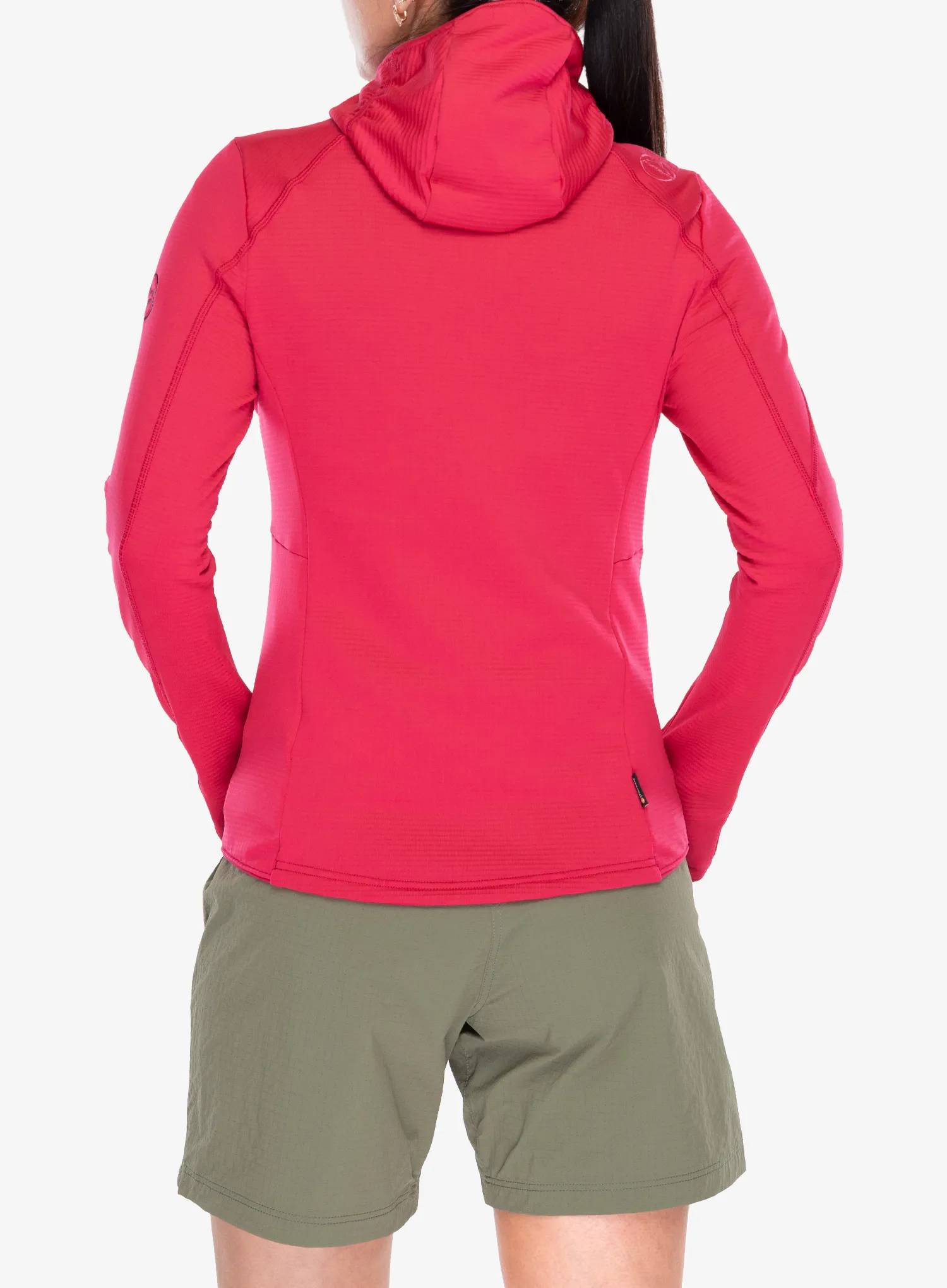 La Sportiva Chill Thermal Hoody Cipzáras női felső - azalea/redwood