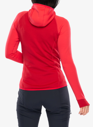 Mountain Equipment Eclipse Hooded Jacket Cipzáras Női Felső - molten red/capsicum