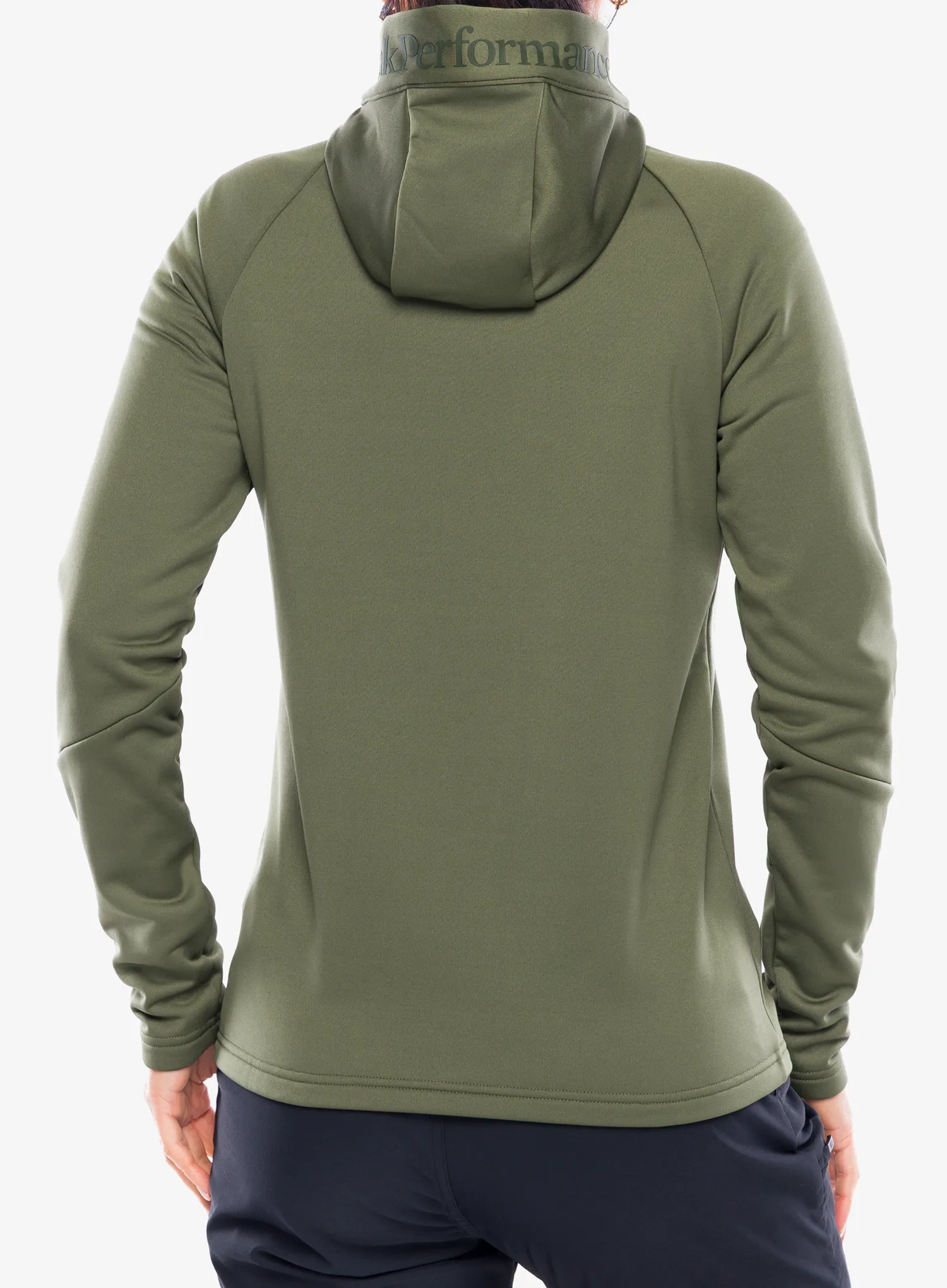 Peak Performance Rider Essentials Zip Hood Cipzáras női felső - pine needle/pine needle