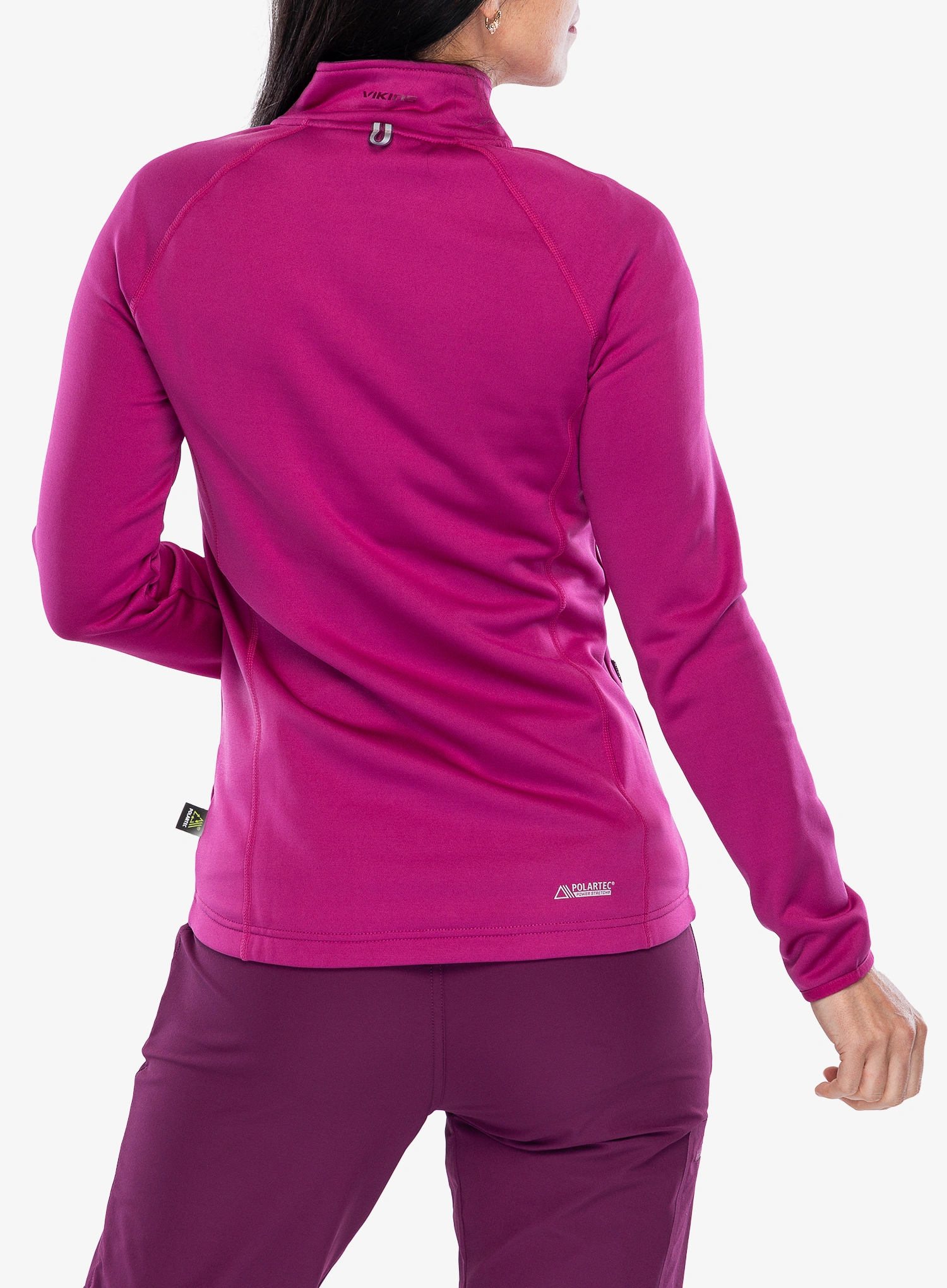Viking Jukon Polartec Cipzáras női felső - pink