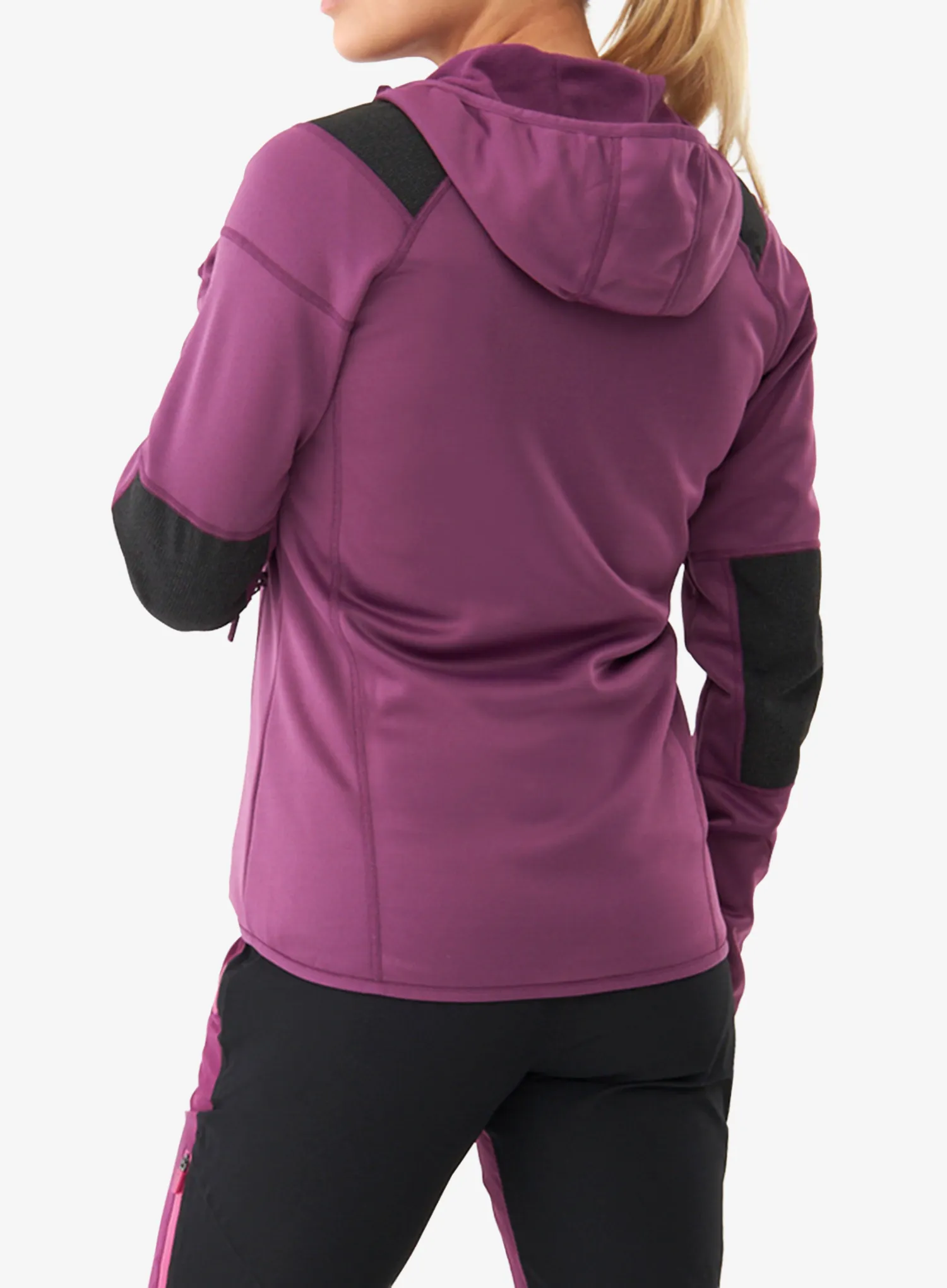 Viking Yosemite Hoodie Cipzáras női felső - violet/yellow