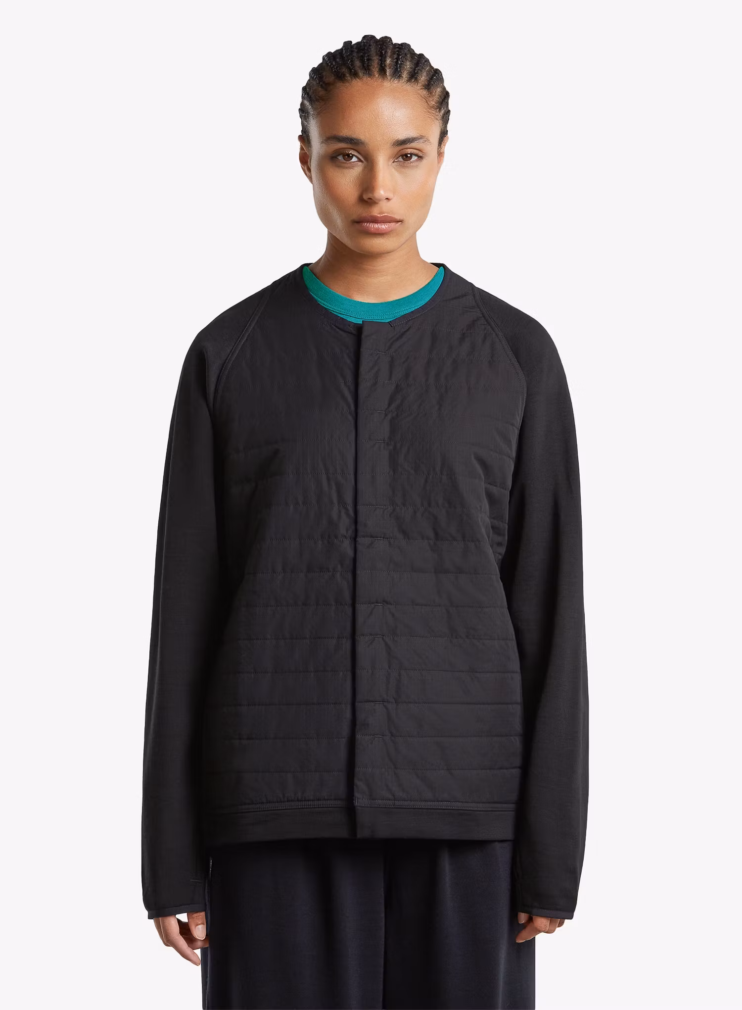 Icebreaker Merino Blend 800 RealFleece Classic Pile LS Zip Cipzáras felső - black