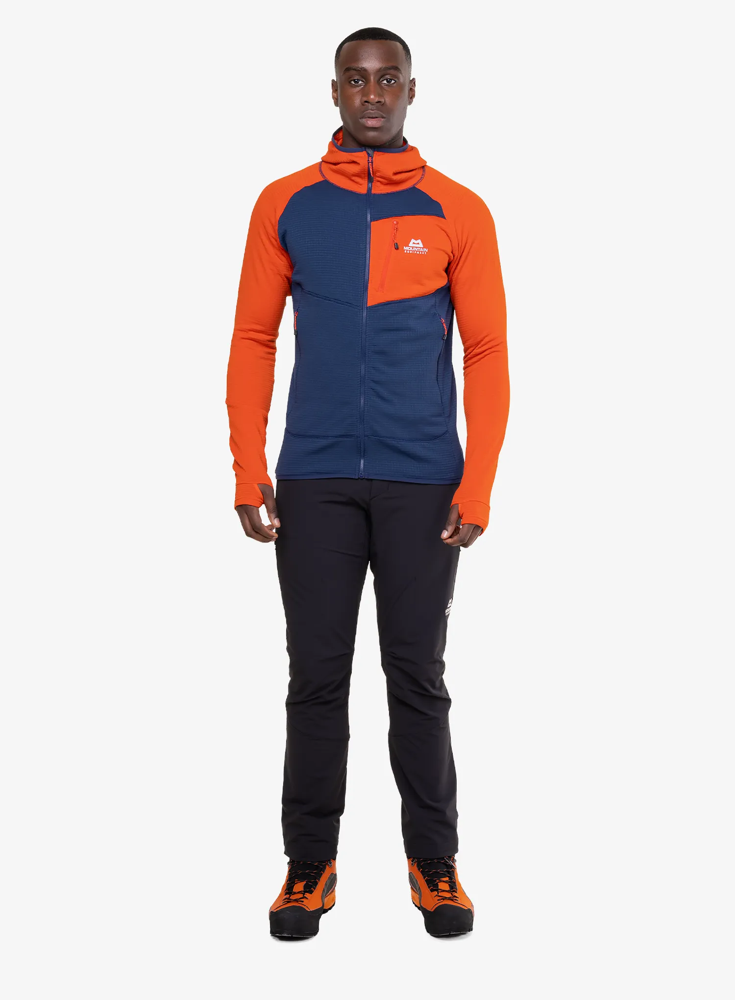Mountain Equipment Eclipse Hooded Jacket Cipzáras Felső - medieval/cardinal