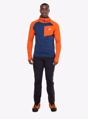 Mountain Equipment Eclipse Hooded Jacket Cipzáras Felső - medieval/cardinal