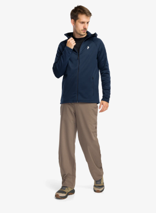 Peak Performance Rider Essentials Zip Hood Cipzáras felső - blue shadow/blue shadow