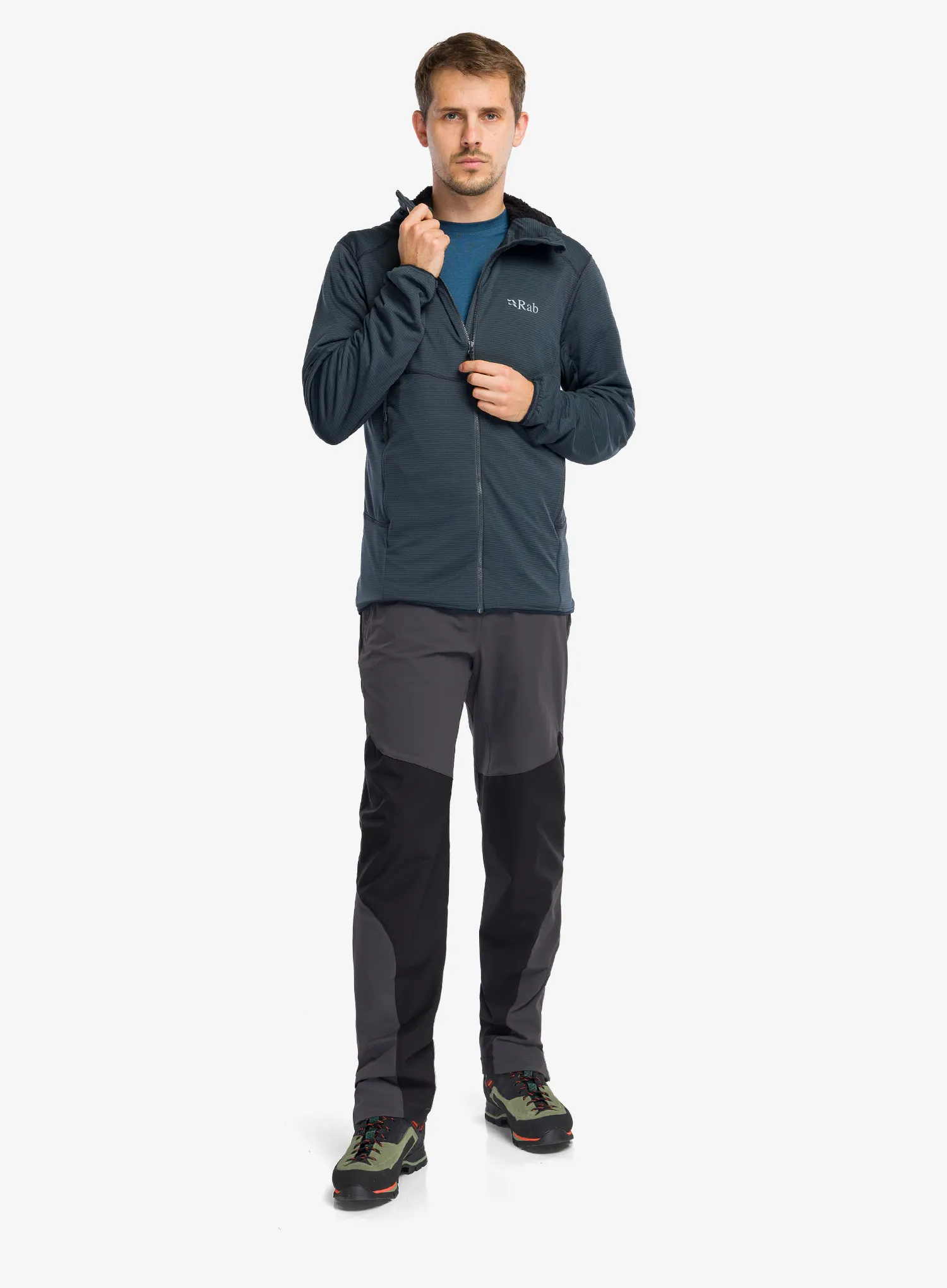 Rab Evolute Hoody Cipzáras felső - beluga