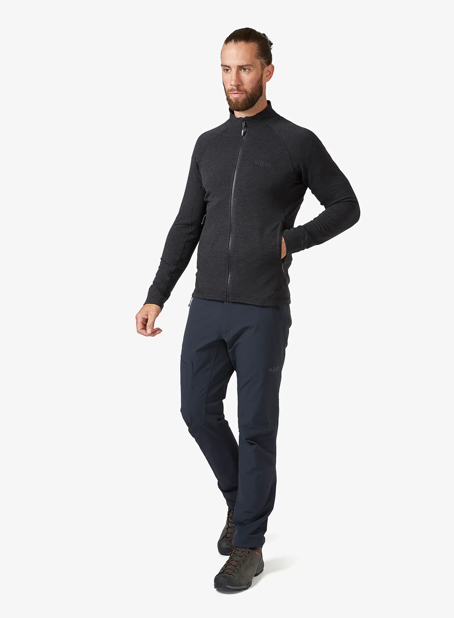 Rab Nexus Jacket Cipzáras felső - black