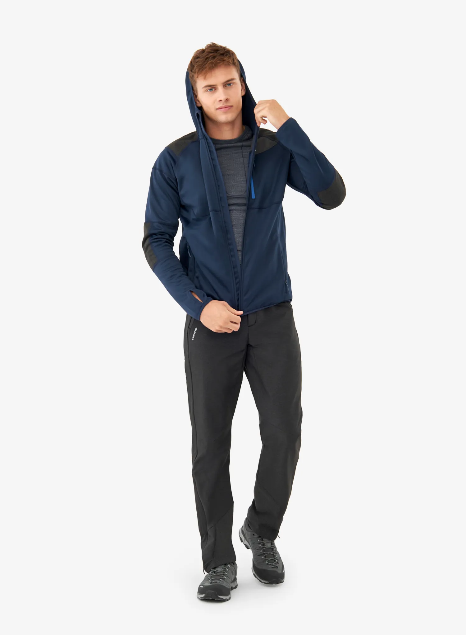 Viking Yosemite Hoodie Cipzáras felső - navy/blue