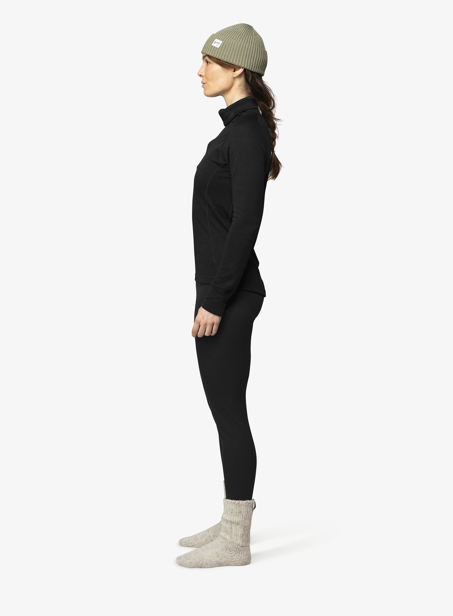 Devold Duo Active Merino 205 Z.Neck Termoaktív női felső - black