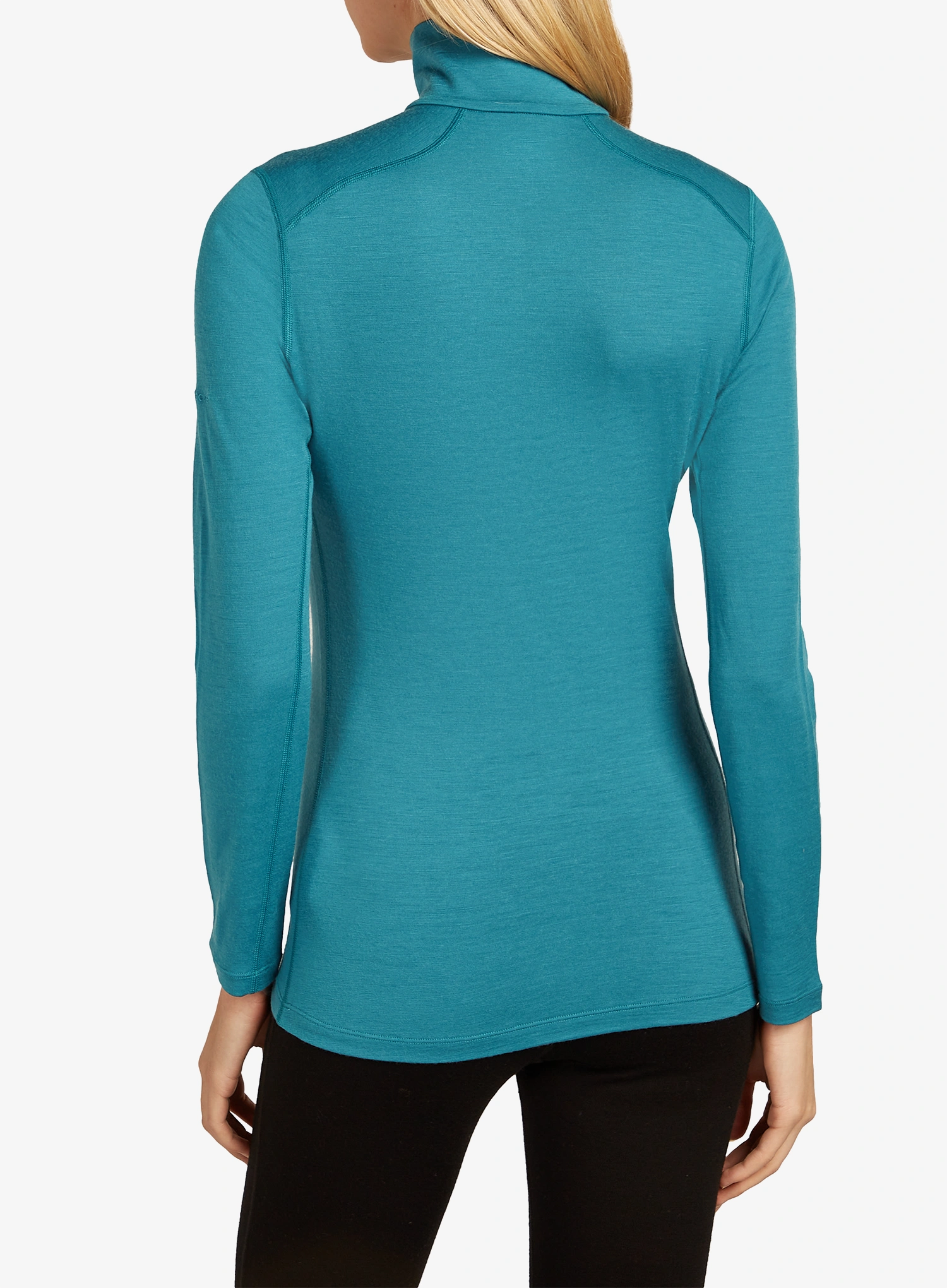 Icebreaker 200 Oasis L/S Half Zip Termoaktív női felső - topaz