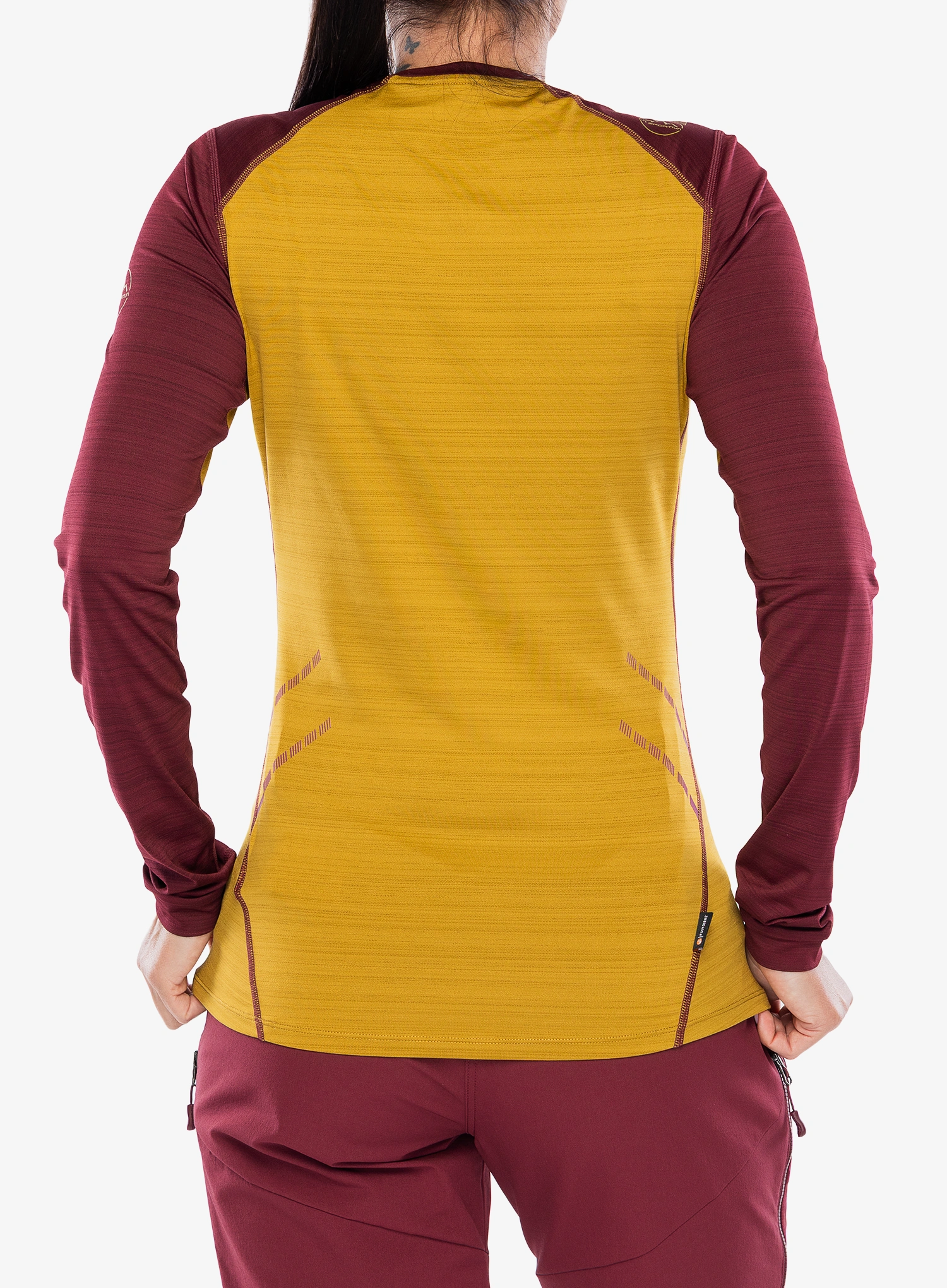 La Sportiva Tour Long Sleeve Termoaktív női felső - savana/redwood