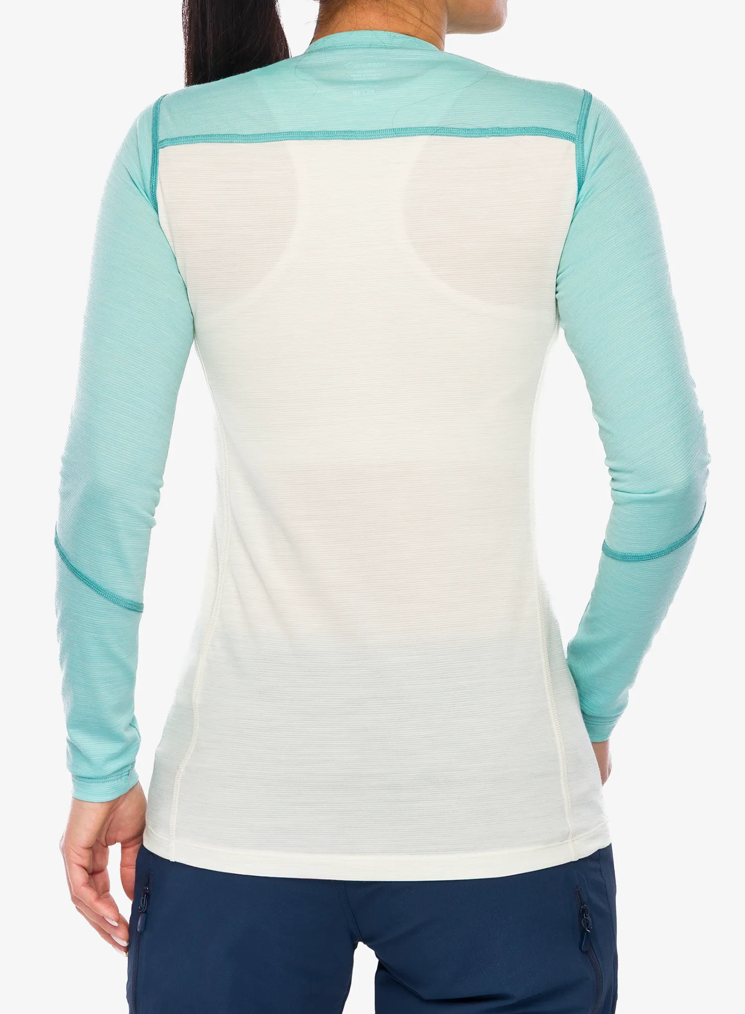 Norrona Falketind EqualiserUll Long Sleeve Termoaktív női felső - aqua haze/whisper white