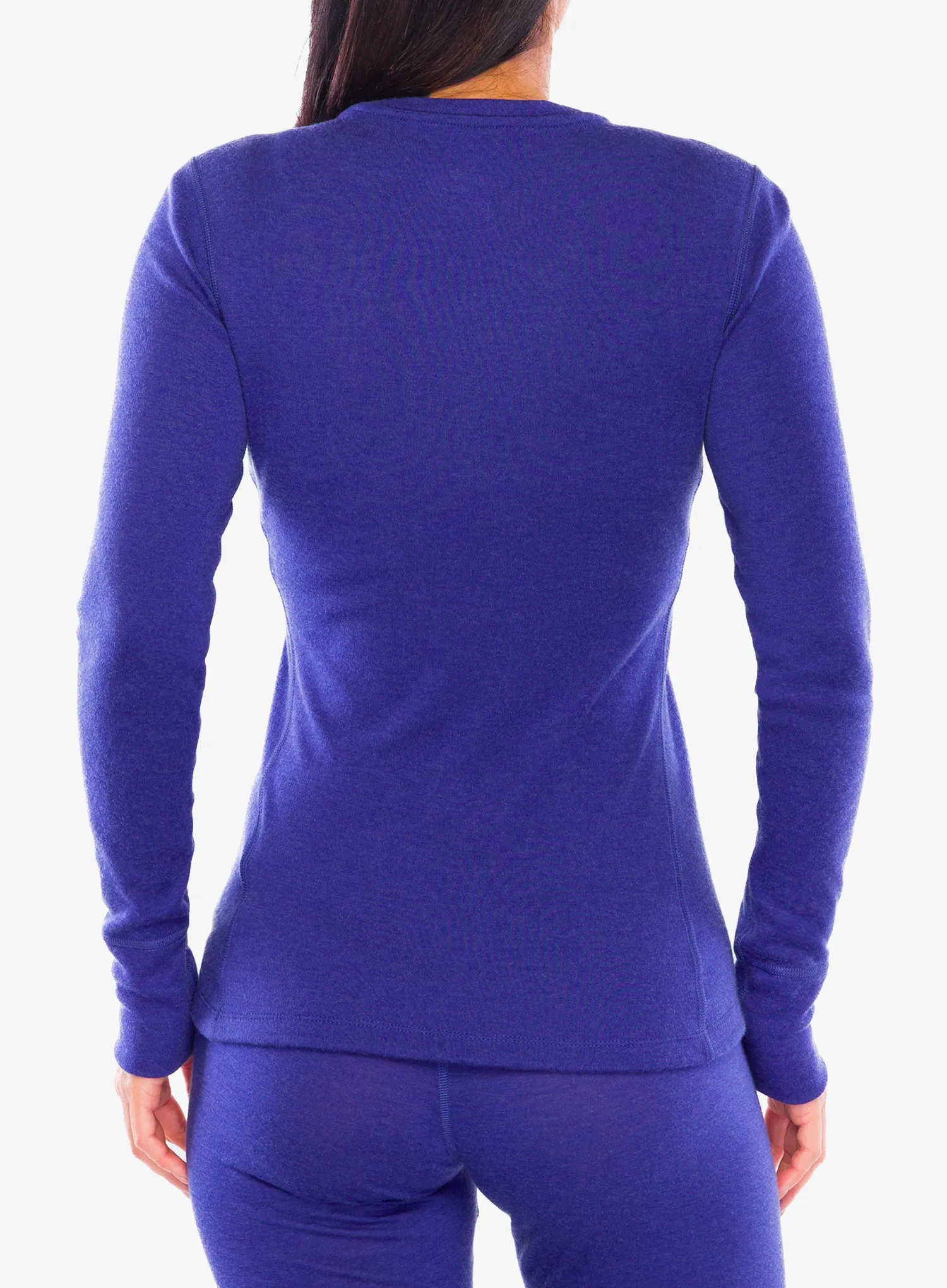 Odlo Merino 260 BL Top Crew Neck LS Termoaktív női felső - skipper blue