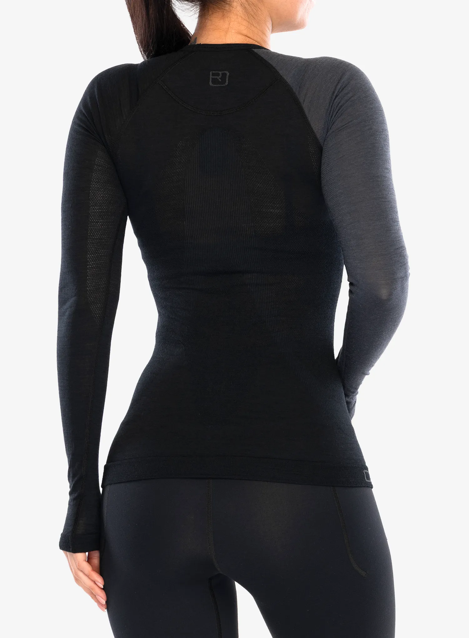 Ortovox 120 Comp Light Long Sleeve Termoaktív női felső - black raven