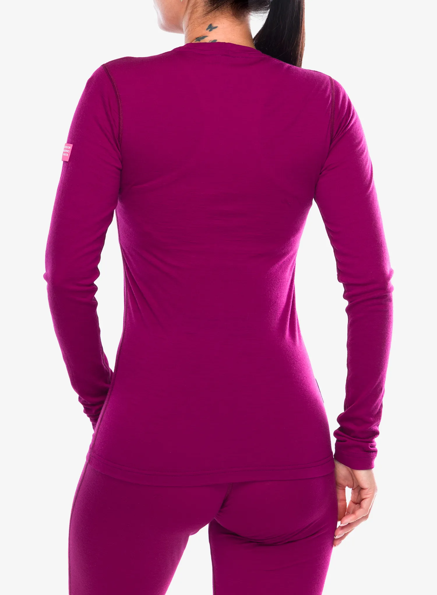 Sensor Merino Active Tee L/S Termoaktív Női Felső - lilla