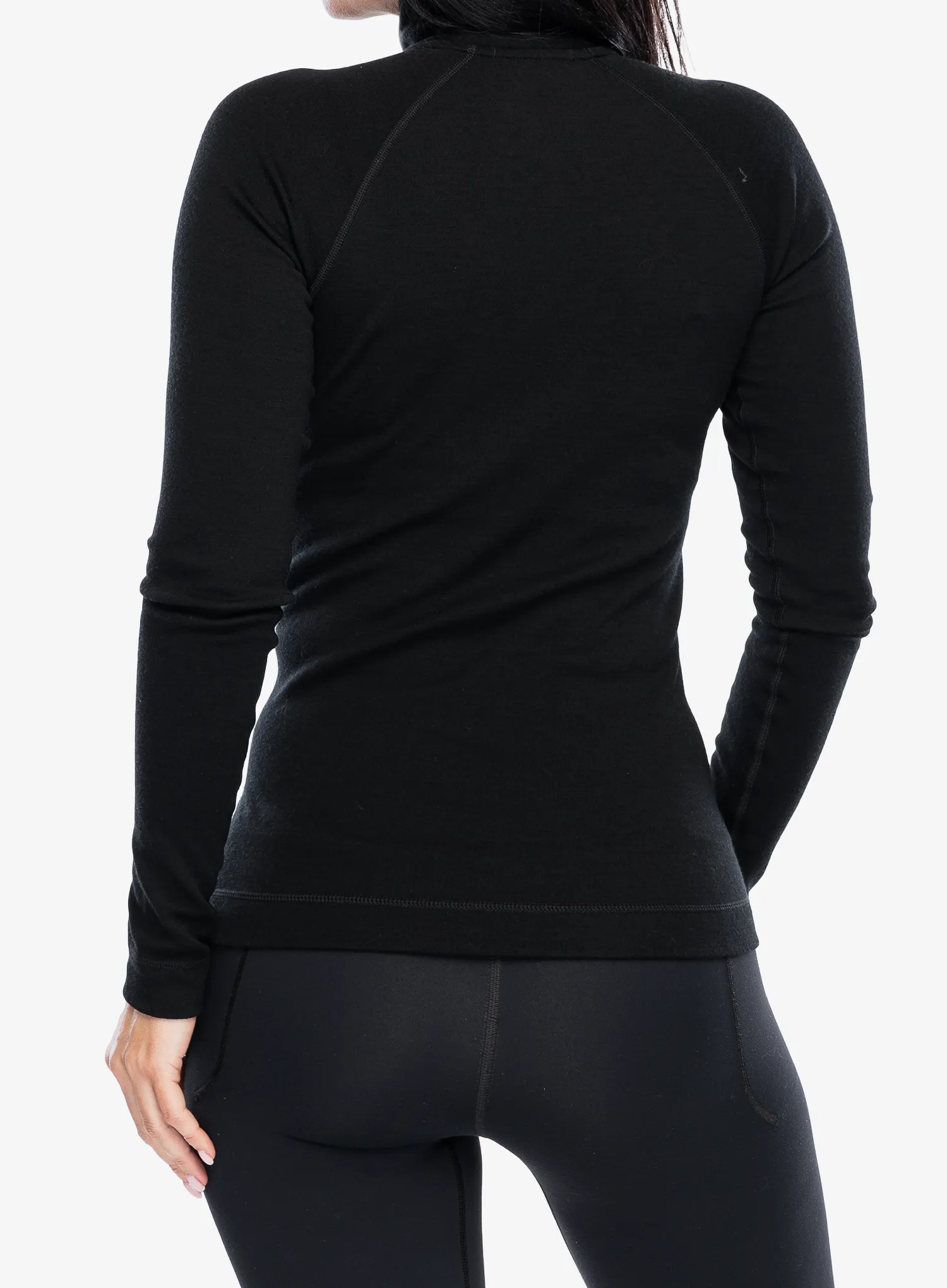 Smartwool Classic Thermal Merino BL 1/4 Zip Boxed Termoaktív női felső - black