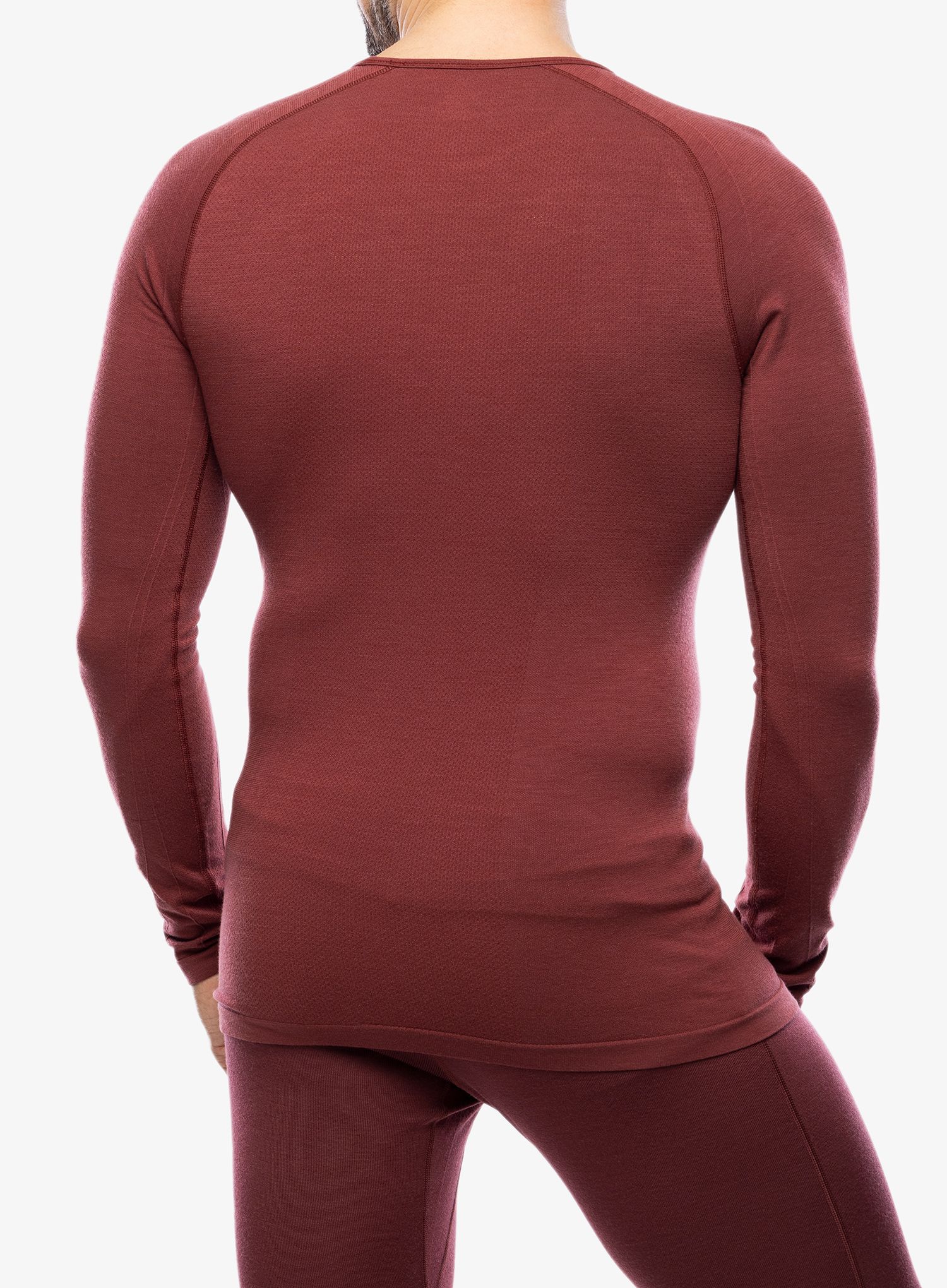 Icebreaker Merino 260 Zoneknit Seamless LS Crewe Termoaktív felső - port
