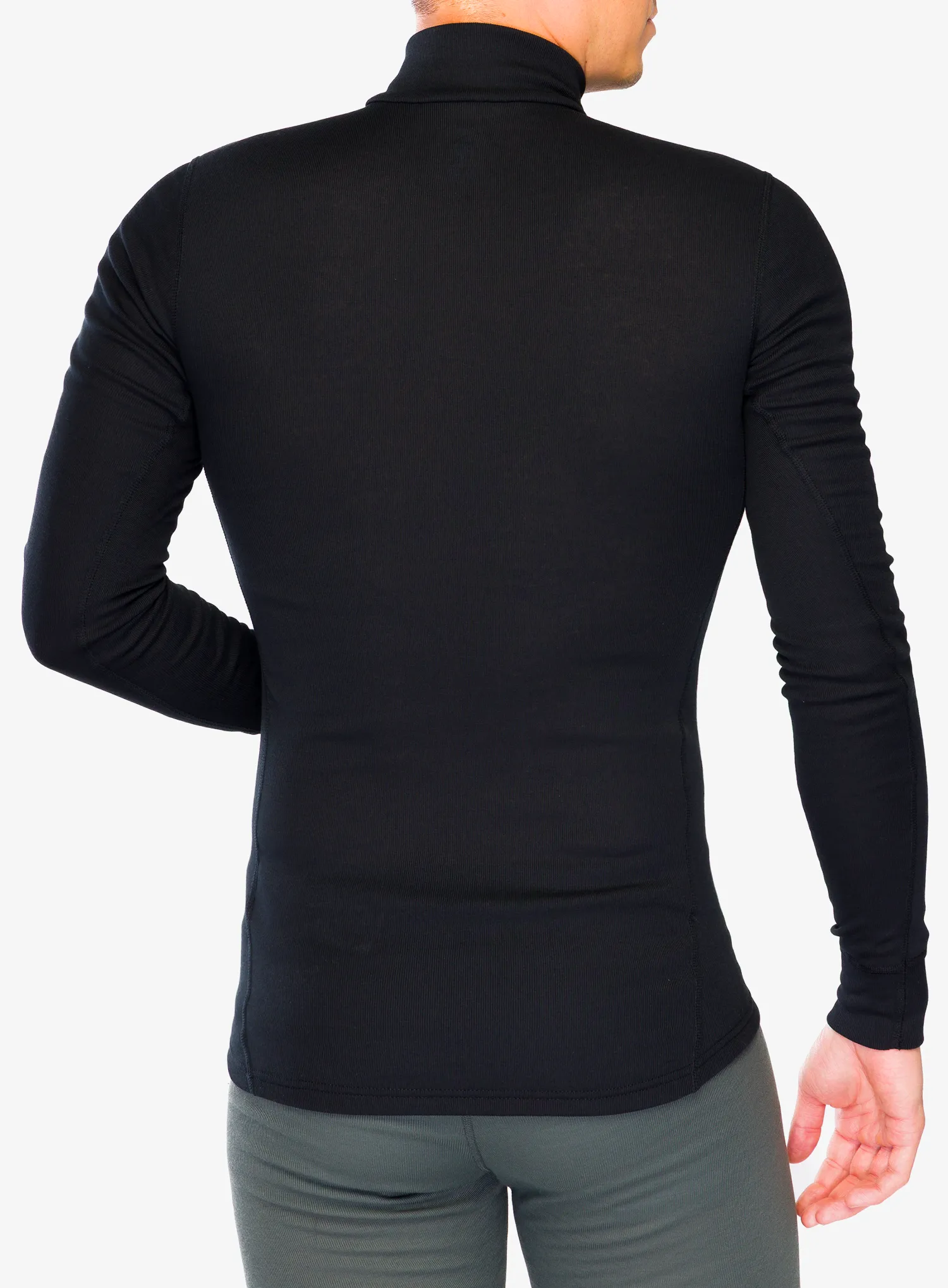 Odlo Active Warm BL Top Turtle Neck L/S Half Zip Termoaktív felső - black