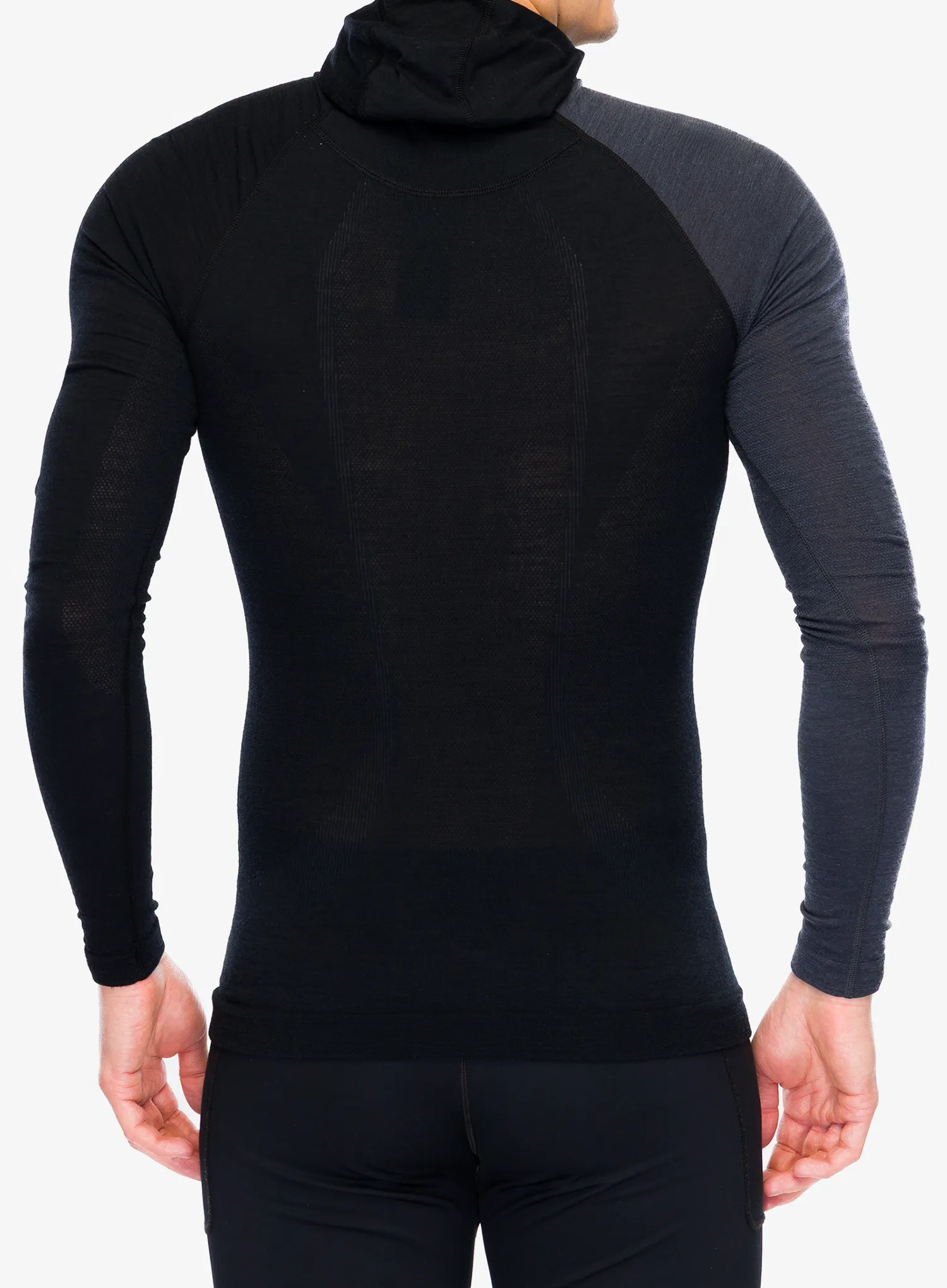 Ortovox 120 Comp Light Hoody Termoaktív felső - black raven