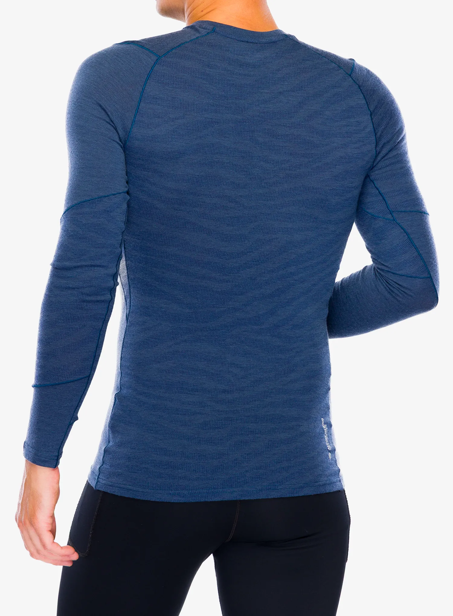 Salewa Cristallo Warm Amr L/S Tee Termoaktív felső - dark denim
