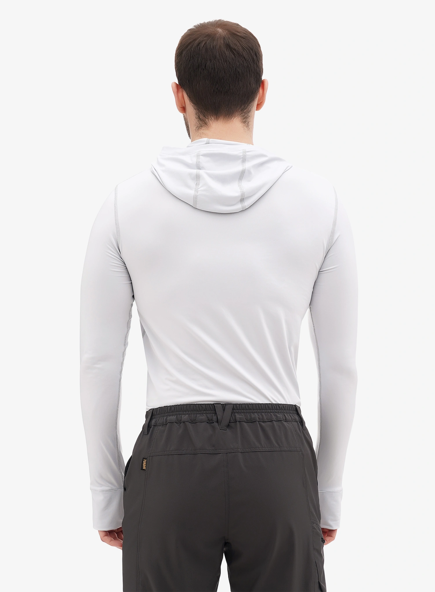 Turbat Hike Lite LS Hood Thermo T-Shirt Termoaktív felső - glacier gray