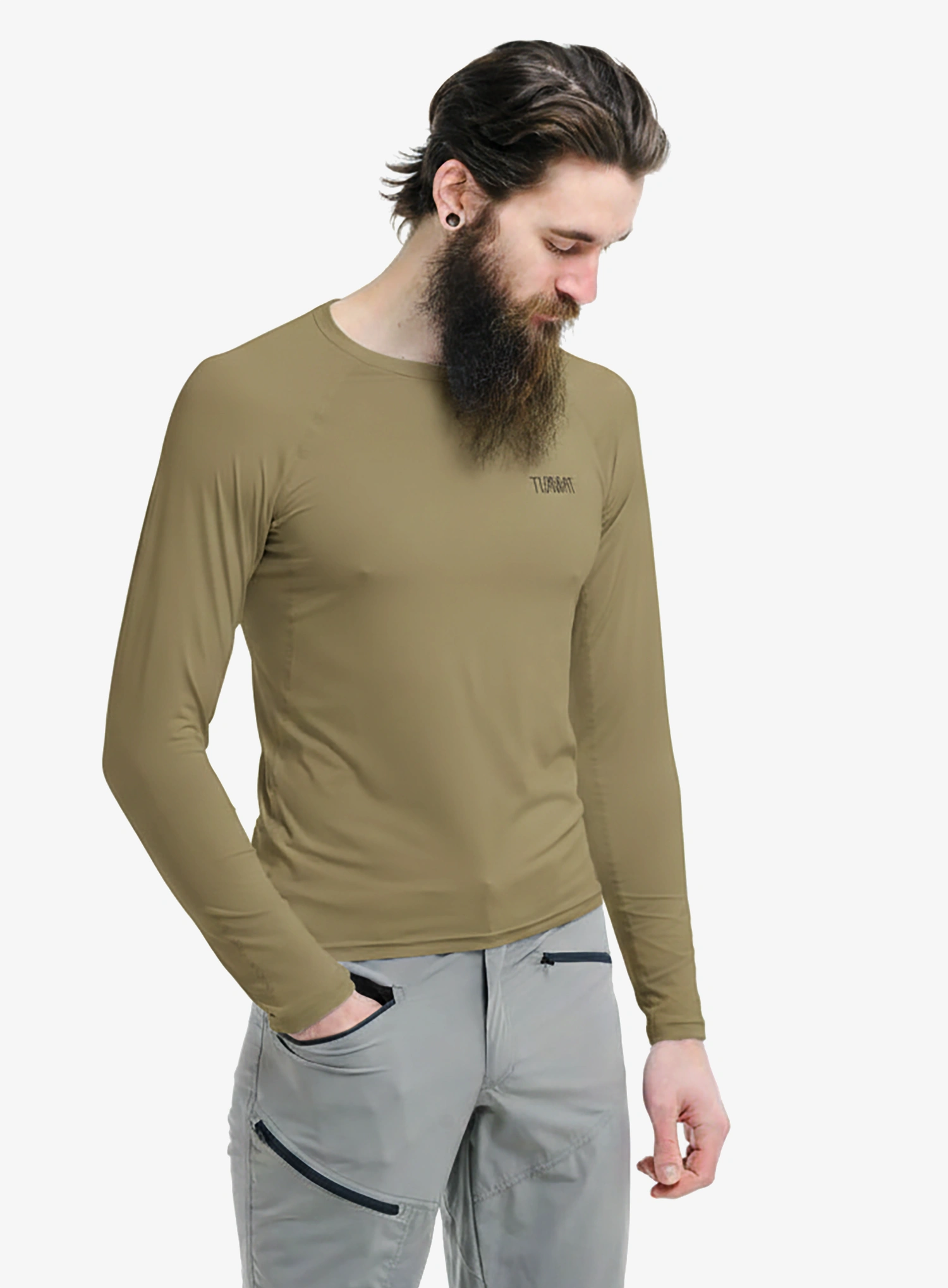 Turbat Hike Lite LS Thermo T-Shirt Termoaktív felső - cornstalk sand