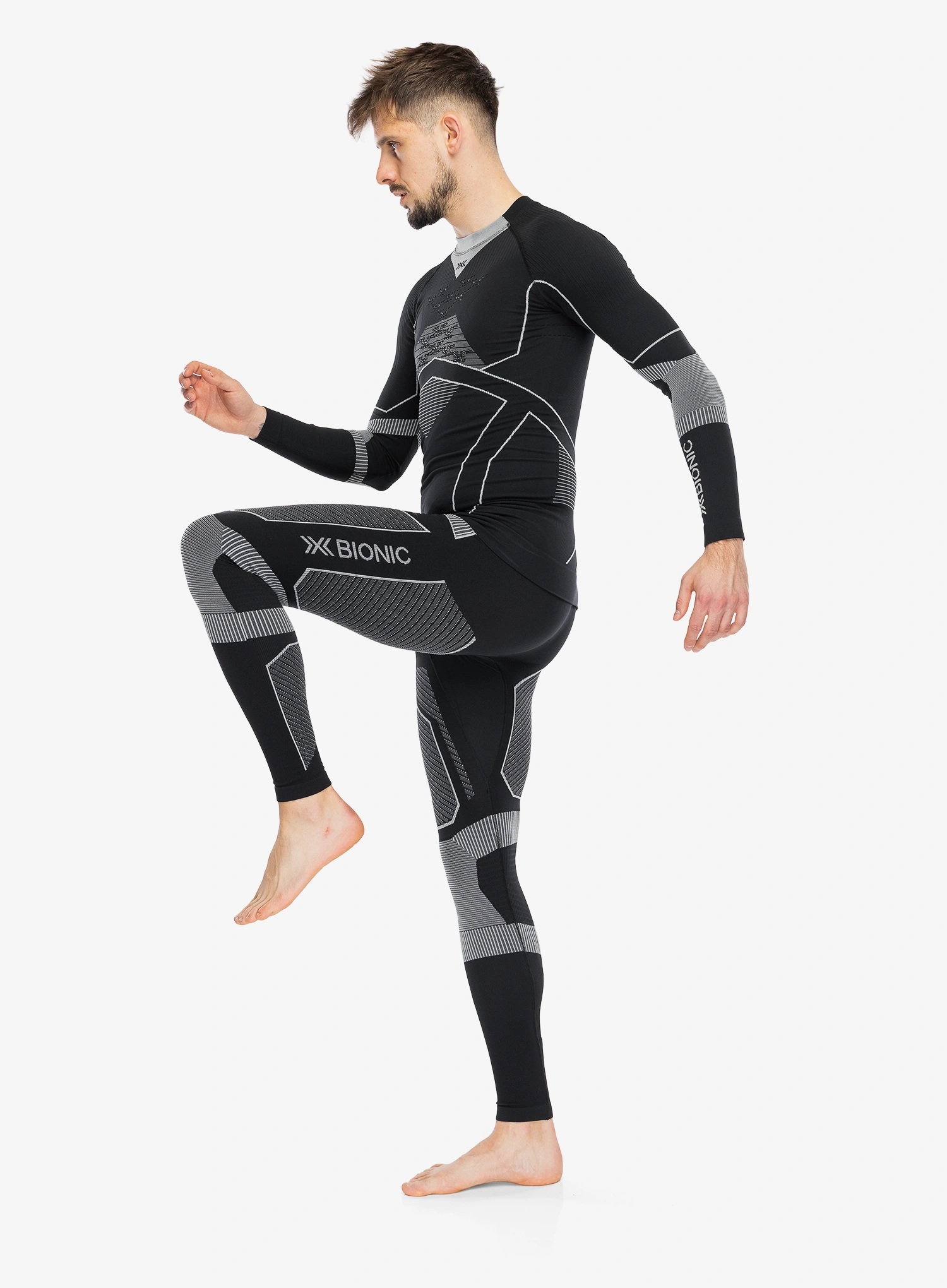 X-Bionic Energy Accumulator Light Shirt LS Termoaktív felső - x black/light grey