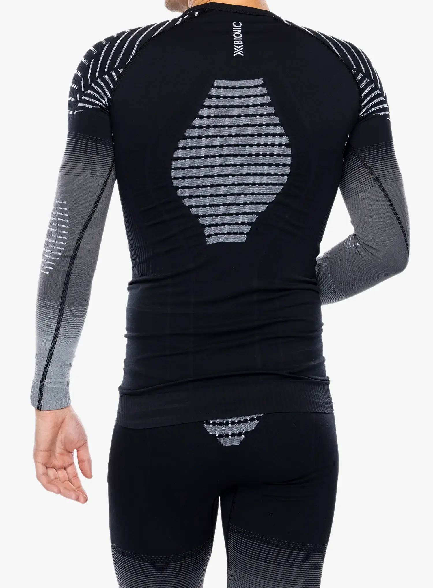 X-Bionic Invent Fx Shirt LS Termoaktív felső - x black/grey/light grey