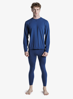 X-Bionic Mightywool Light Shirt LS Termoaktív felső - neo navy