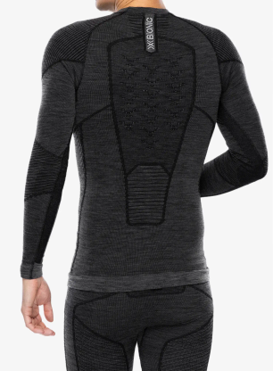 X-Bionic Symbio Merino Shirt LS Termoaktív felső - rhino grey
