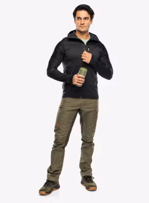 Fjallraven Abisko Trail Fleece Férfi Pulóver - black