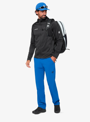 Mammut Crag ML Hooded Jacket Férfi pulóver - black