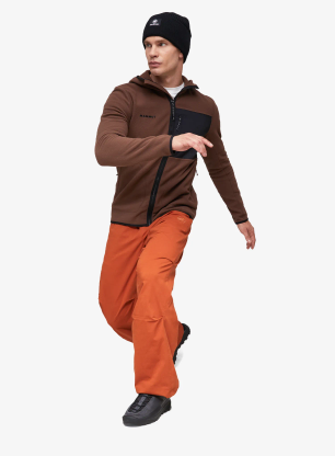 Mammut Tamaro ML Hooded Jacket Férfi pulóver - soil/black