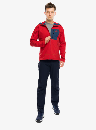 Mountain Equipment Arrow Hooded Jacket Férfi pulóver - dusk/redrock