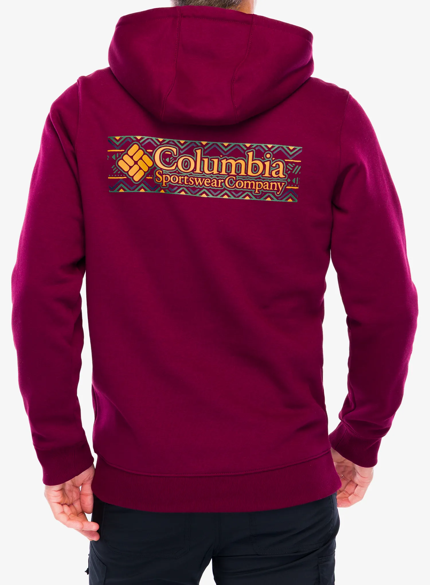 Columbia Meridian Creek Graphic Hoodie Kapucnis felső - rich wine branded blanket