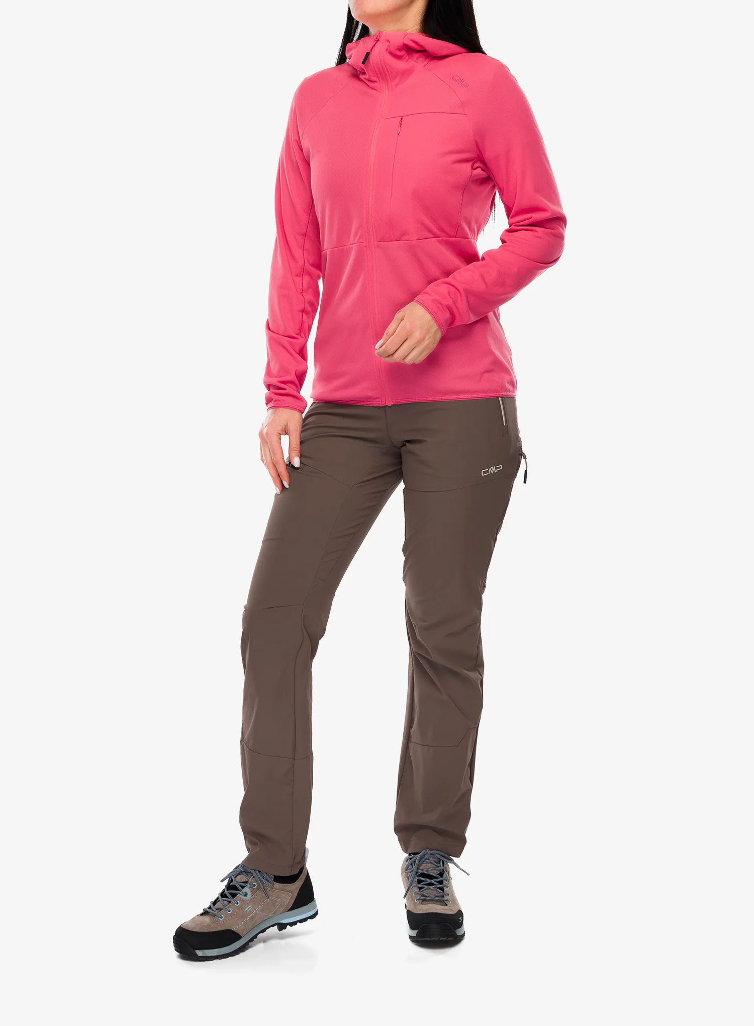 CMP Skylea Jacket Női kapucnis felső - coral