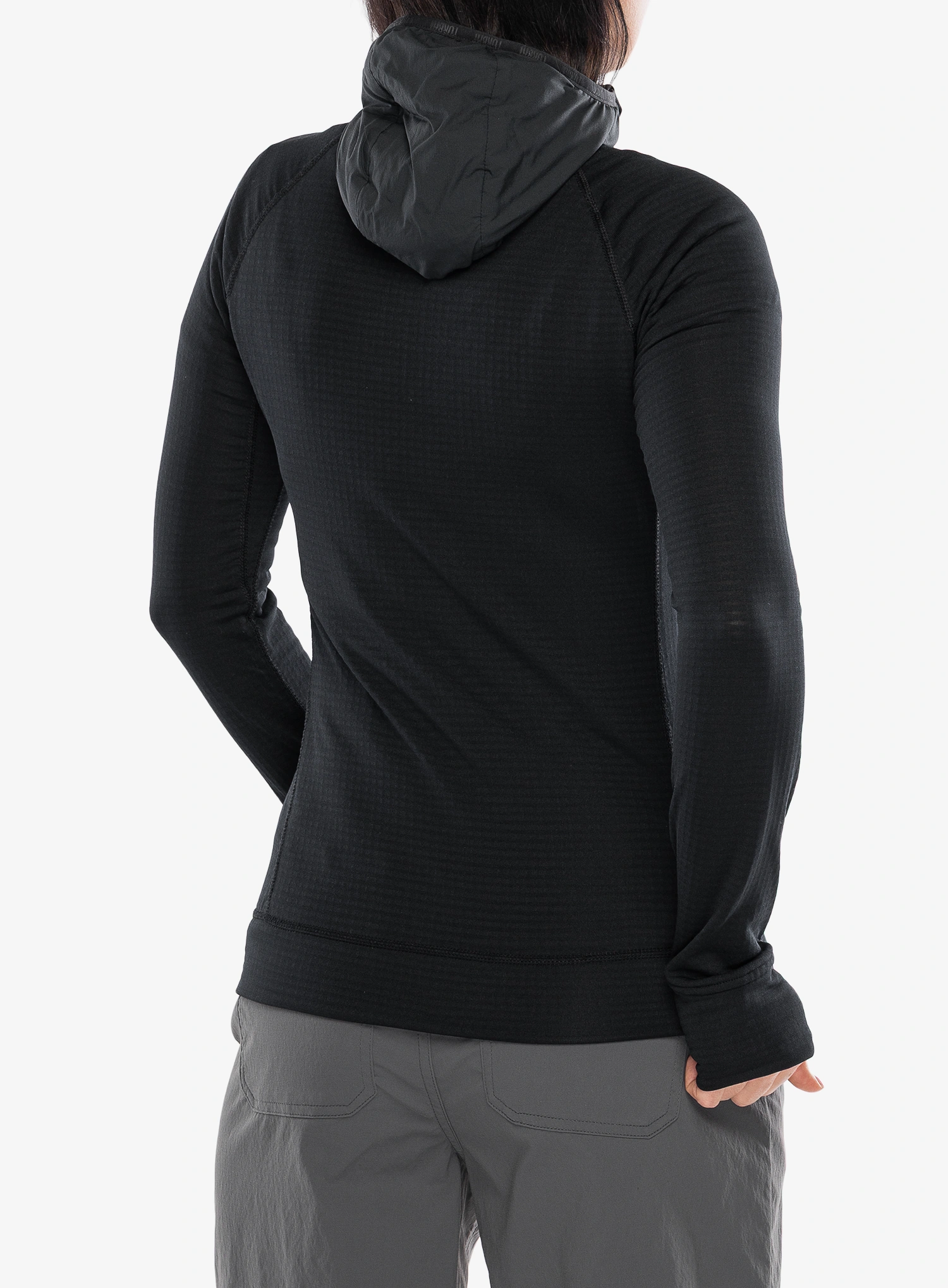 Turbat Ilma Hood Női kapucnis felső - jet black/black