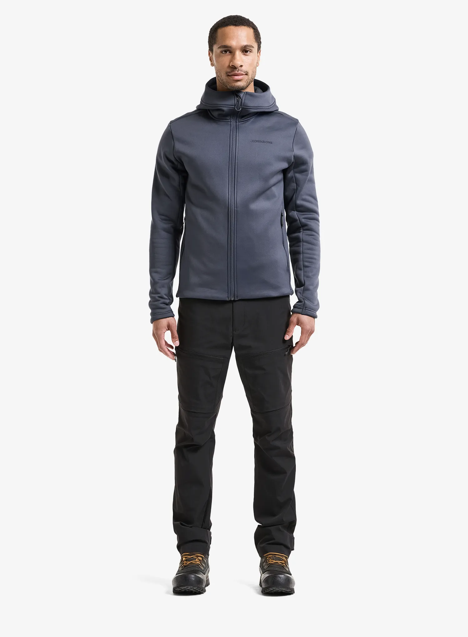 Didriksons Field Fullzip Kapucnis felső - sleepy blue