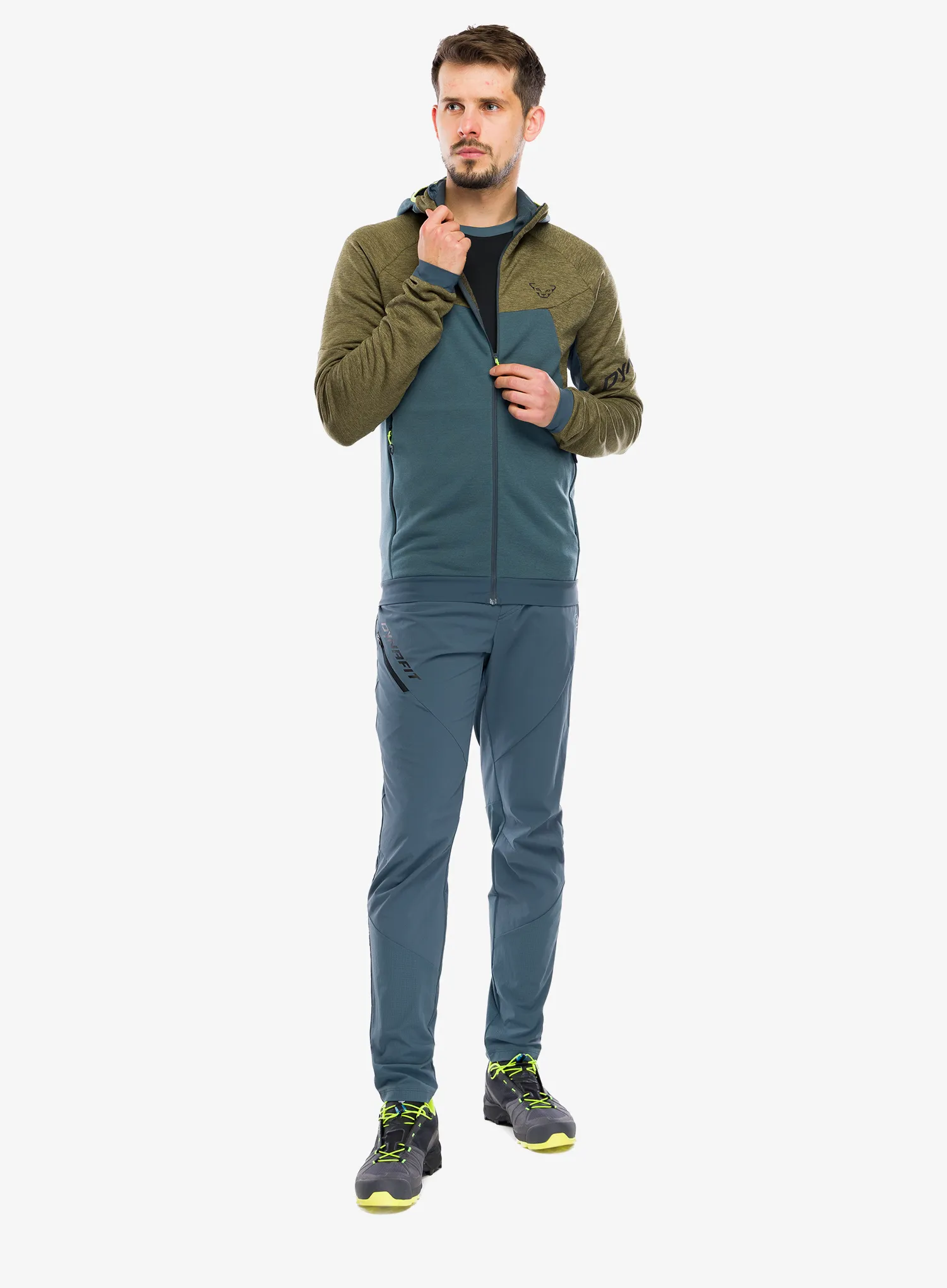 Dynafit Tour Wool Thermal Hoody Kapucnis felső - military green