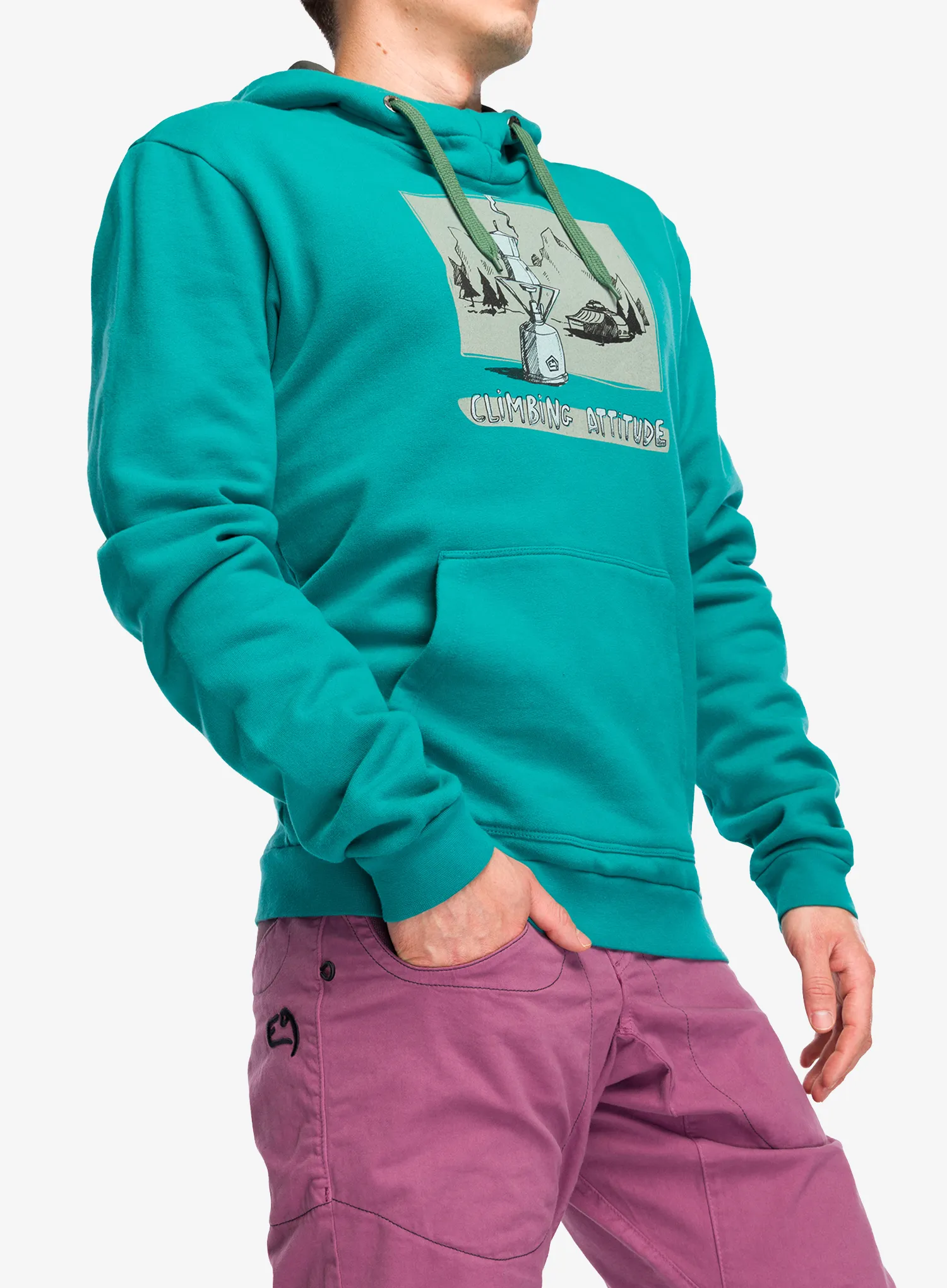 E9 Hood Kapucnis felső - cerulean