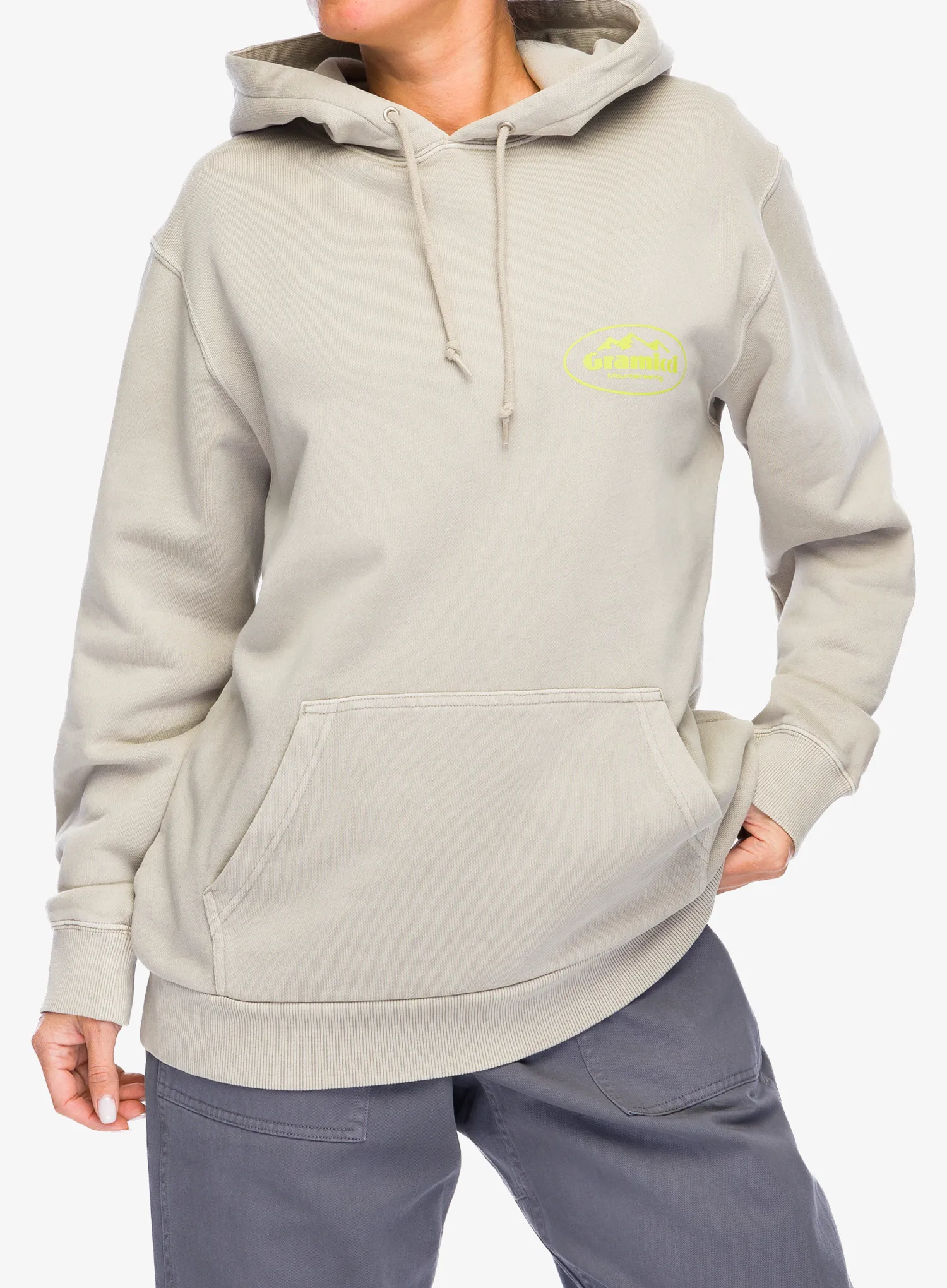Gramicci Mountaineering Hooded Sweatshirt Kapucnis felső - pigment oat