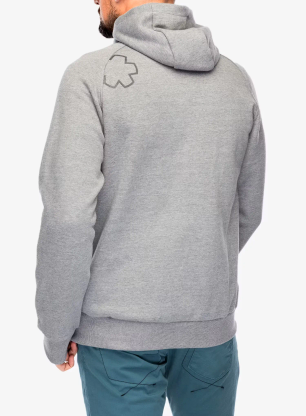 Ocun Hoodie Zipper Kapucnis felső - grey paloma/excalibur