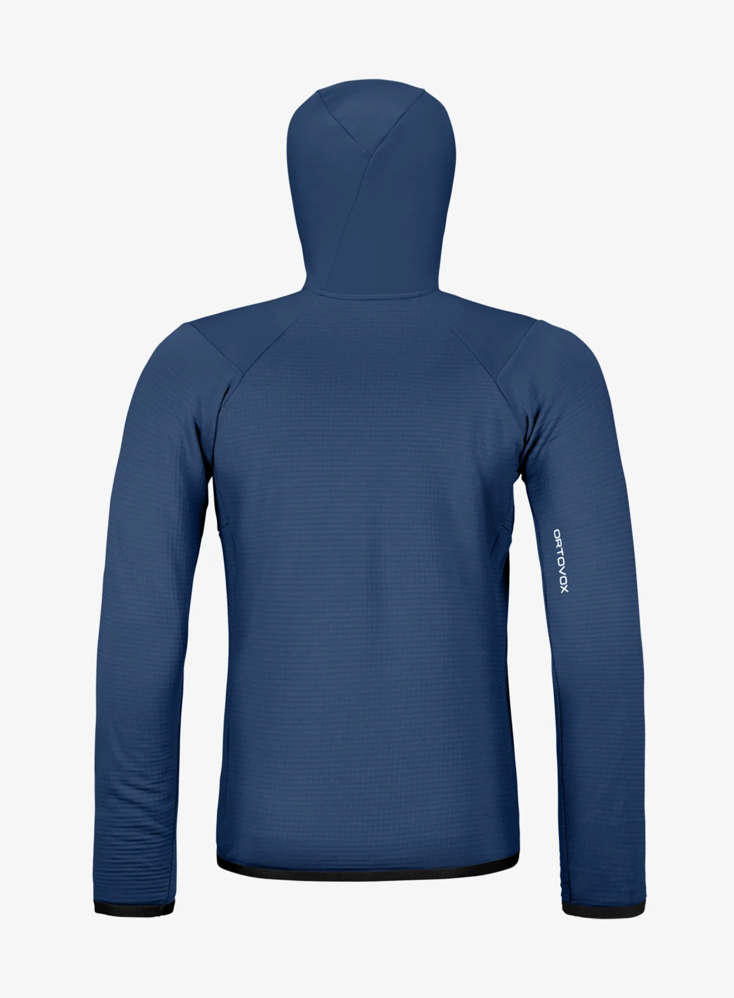 Ortovox Fleece Grid Hoody Kapucnis felső - blue nunatak