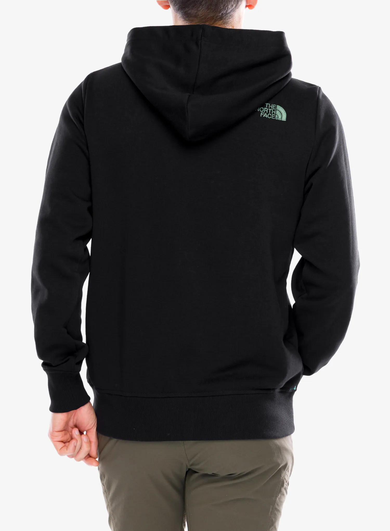 The North Face Drew Peak Light Hoodie Kapucnis felső - tnf black/duck green