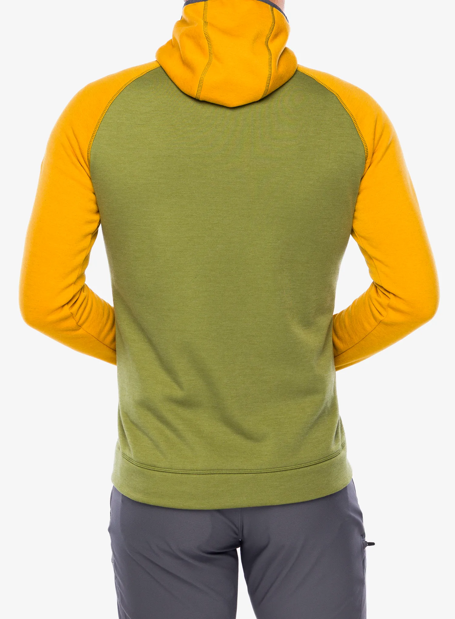 Turbat Peak Kapucnis felső - yellow/avocado green 