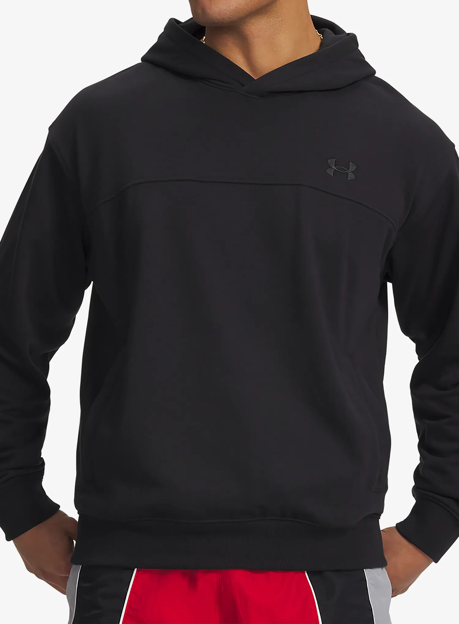 Under Armour Rival LW Hoodie Kapucnis felső - black/black