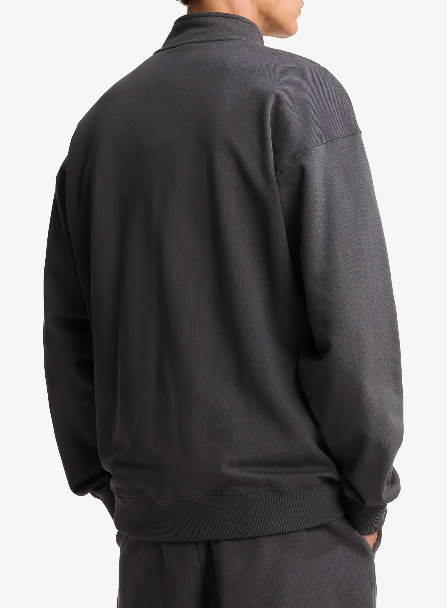 The North Face Essential Light Relaxed 1/4 Zip Crew Cipzáras felső - anthracite grey